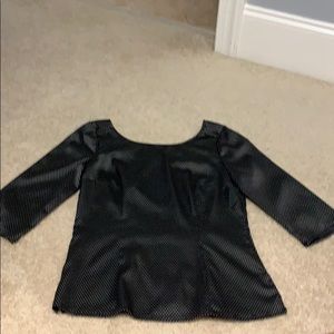 White/Black polka dot shirt